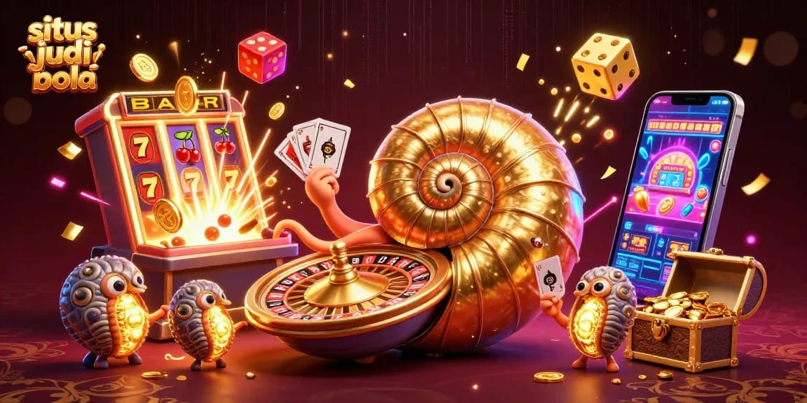 Experience thrilling action at situs judi bola with dynamic 3D casino elements and vibrant colors.