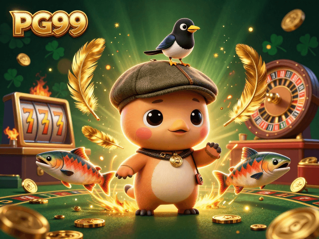 PG99 offers thrilling gameplay with 3D cartoon characters in a dynamic casino setting.