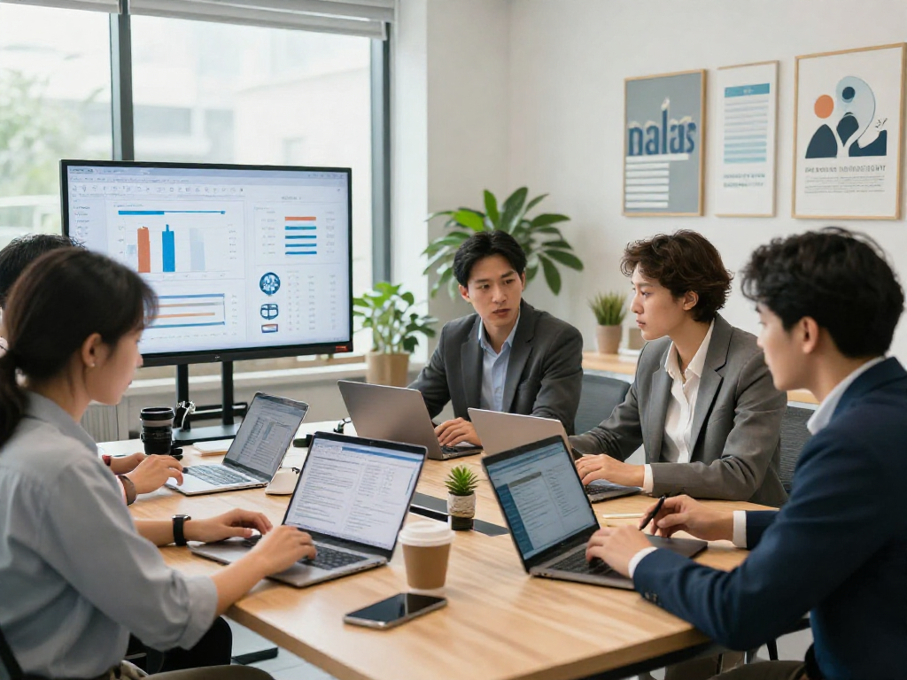 Effective document fraud detection collaboration in a modern office setting.