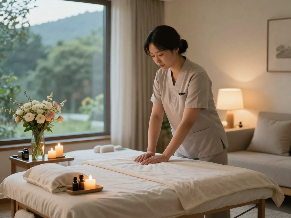 Experience premium 김포출장마사지 in a tranquil home setting with a skilled therapist.