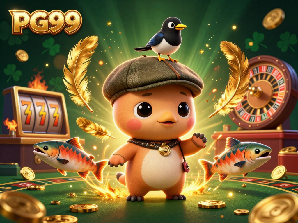 PG99 offers thrilling gameplay with 3D cartoon characters in a dynamic casino setting.