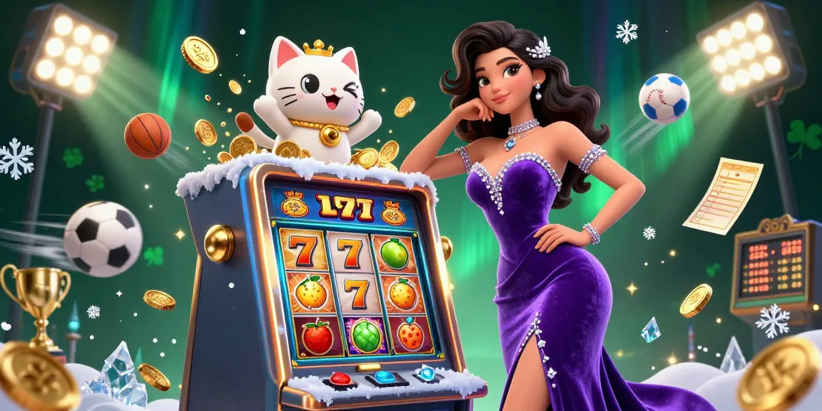 Experience the excitement of fly88 casino with a glamorous jackpot scene featuring slot games and fortune cat magic.