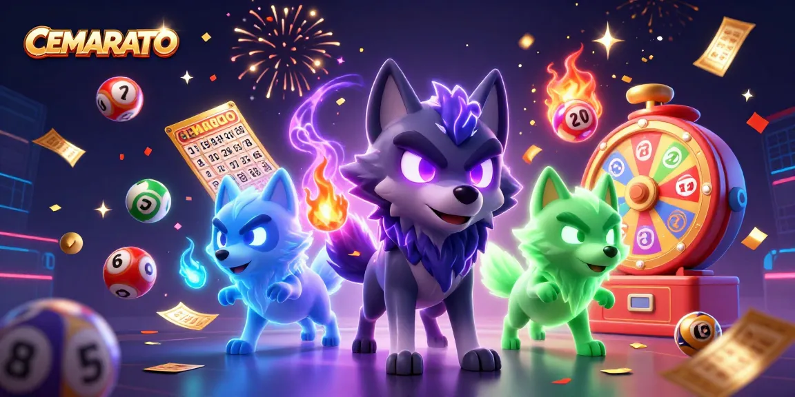 CEMARATOTO engages players with vibrant games, featuring colorful lottery elements and dynamic energy.