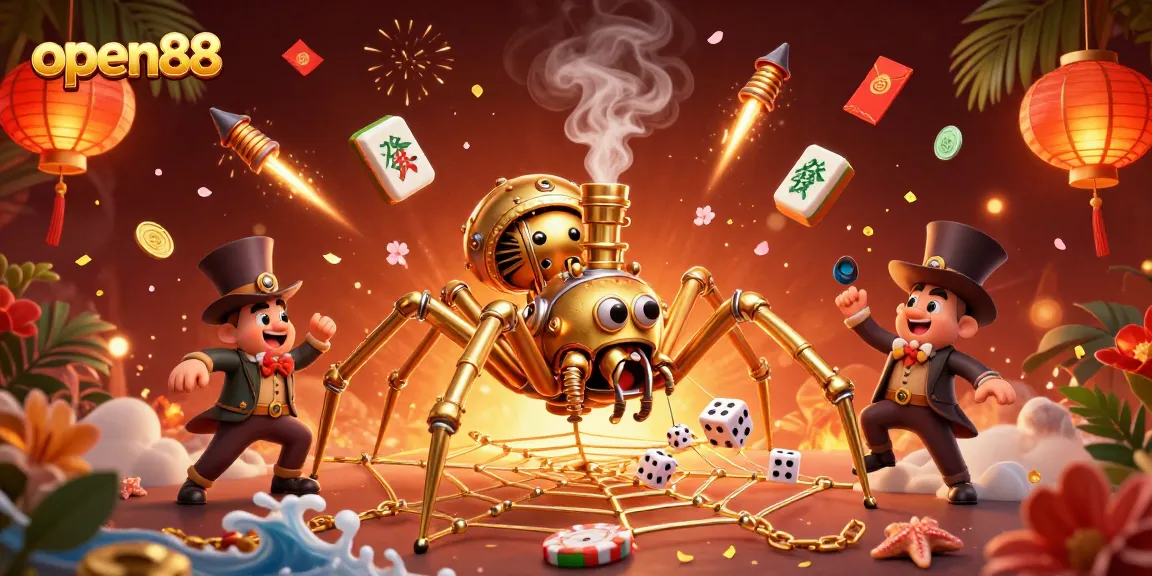 Engage with the thrilling action of open88’s casino world, featuring dynamic characters in an immersive gambling environment.