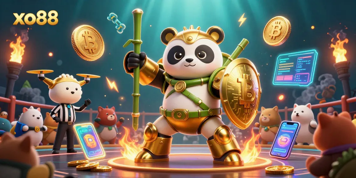 Engage with xo88 and dive into vibrant casino action featuring a mech-suit panda!