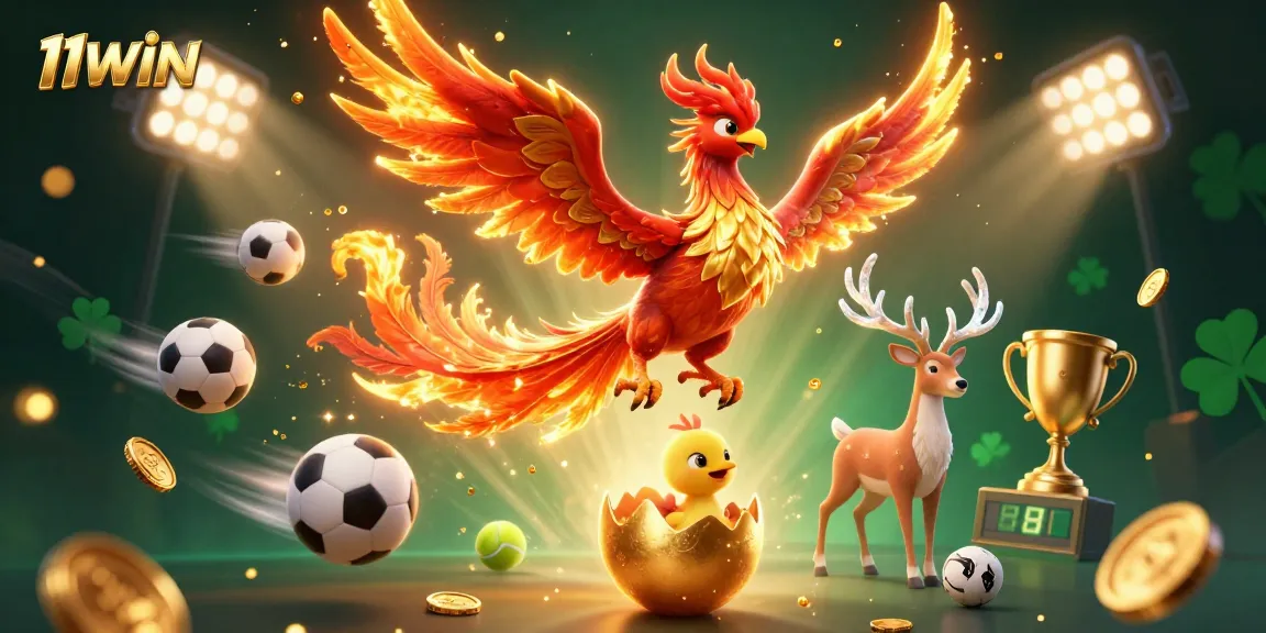 Engage with 11WIN's thrilling world of sports betting featuring iconic characters and dynamic game elements.