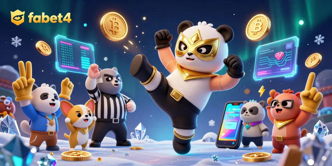 Watch the action unfold at fabet4 with a panda in a kick, a chihuahua referee, and excited animal fans!