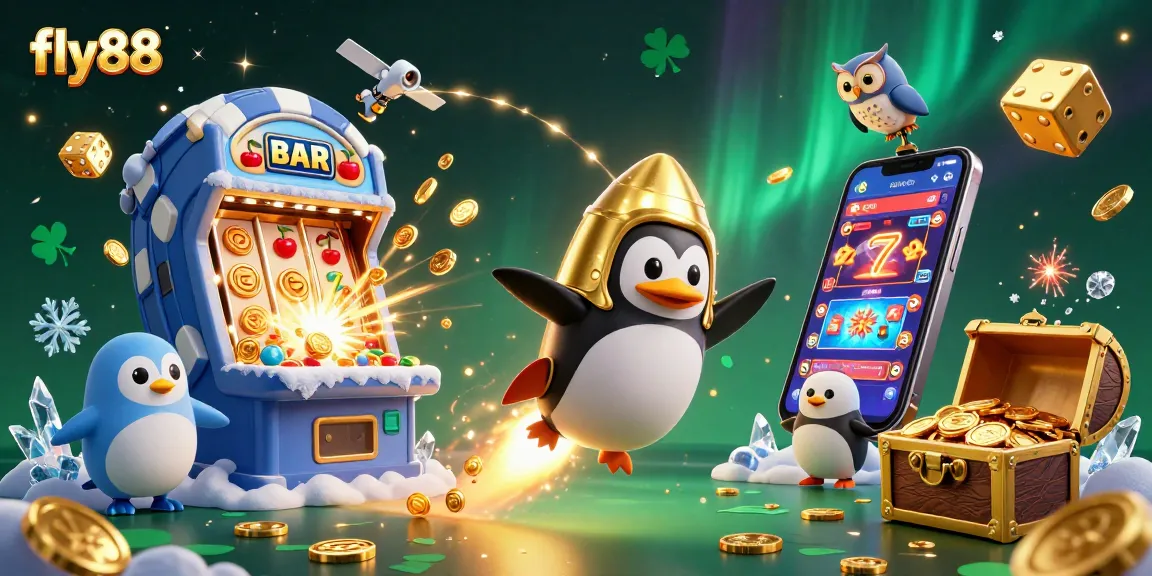 Experience excitement and winning thrills at fly88 with vibrant casino illustrations showcasing dynamic gameplay.